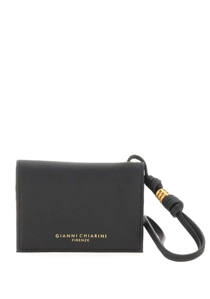 GIANNI CHIARINI Nappa card holder - Black
