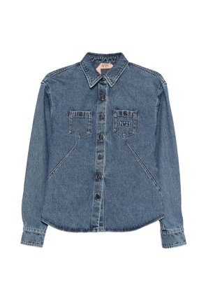 Nº21 chest-pockets logo shirt - Blue