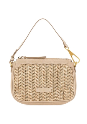 GIANNI CHIARINI Brooke interwoven shoulder bag - Neutrals