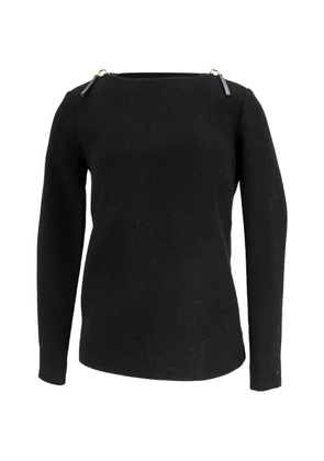 Marni Pre-Owned shoulder-zip sweater - Black