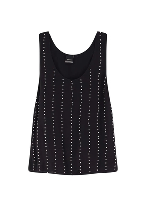 PINKO embellished tank top - Black