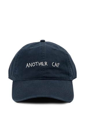 Another Aspect logo-detail cap - Blue
