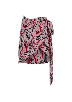 ISABEL MARANT print wrap skirt - Pink