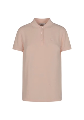 Maison Kitsuné logo-embroidered polo shirt - Pink