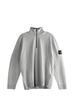 Stone Island zip collar sweater - Grey