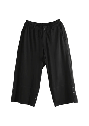 Yohji Yamamoto button-detail trousers - Black