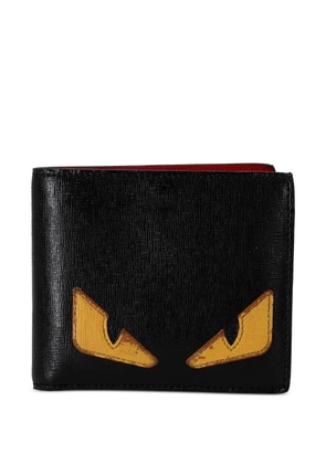 Fendi Pre-Owned monster-design leather wallet - Black
