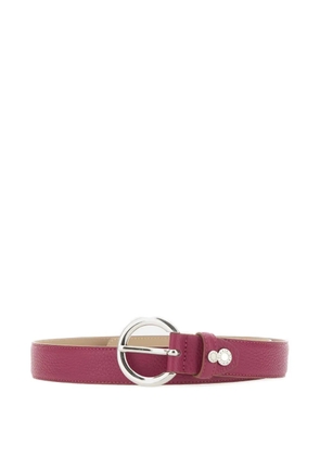 GIANNI CHIARINI hammered leather belt - Pink
