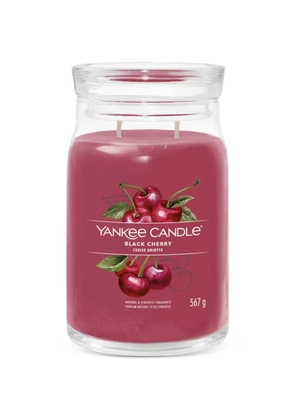yankee candle cherry printed candle - Pink