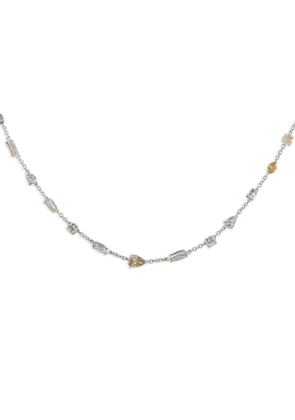 LB Exclusive multicoloured diamond necklace - Silver