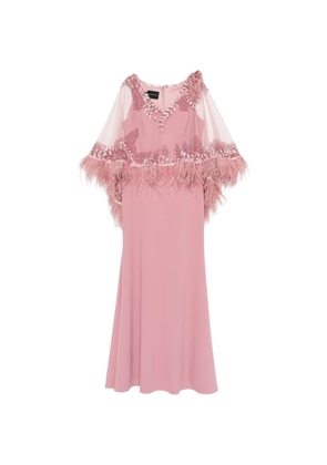 THE COUTURE CLUB V-neck maxi dress - Pink