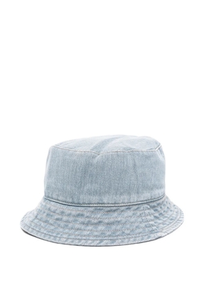 OUR LEGACY stitched brim bucket beanie hat - Blue