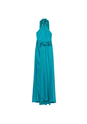 Rosa Clará halterneck gown - Blue