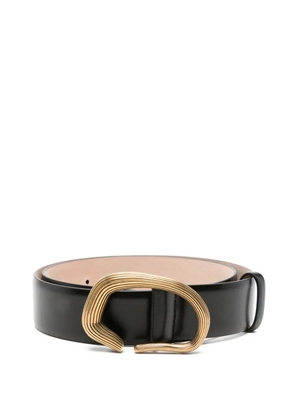 KHAITE Santa Fe churro gold-buckle belt - Black