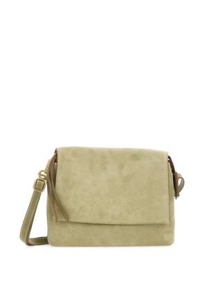 GIANNI CHIARINI Three flap zip leather shoulder bag - Green