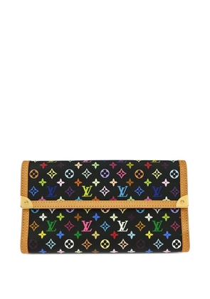 Louis Vuitton Pre-Owned 2003 monogram printed wallet - Black