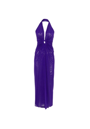 Fisico ring-detail maxi dress - Purple