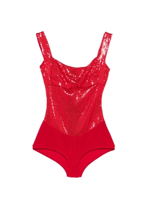 Atu Body Couture sequin bodysuit - Red