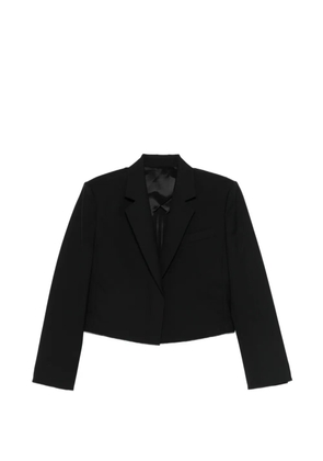 Juun.J cropped blazer - Black