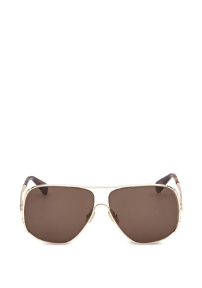 Max Mara Eyewear pilot-frame sunglasses - Gold