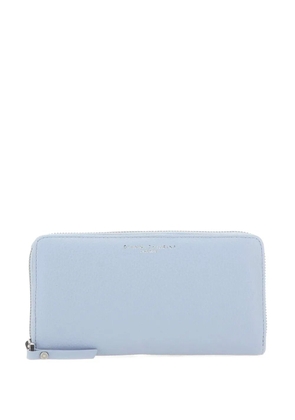 GIANNI CHIARINI Grain zip leather wallet - Blue