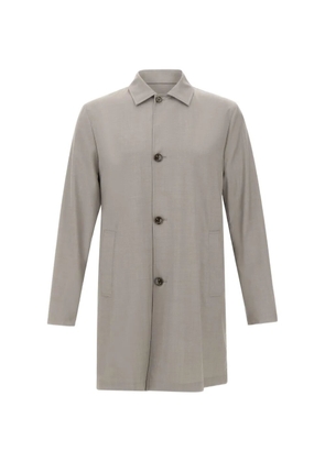 Montecore button-fastening wool jacket - Neutrals