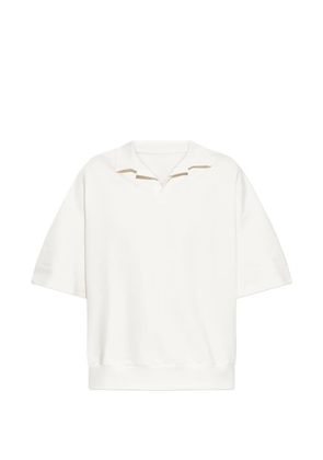Hanro short-sleeve polo shirt - Neutrals