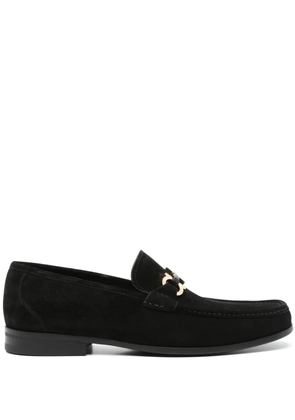 Ferragamo Gancini-detail loafers - Black