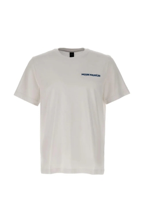 Moose Knuckles Mindfold short-sleeve graphic-print T-shirt - Neutrals