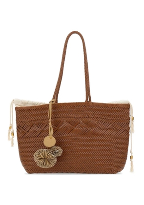 GIANNI CHIARINI Paloma woven shoulder bag - Brown