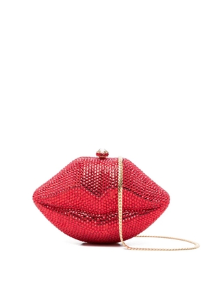 San Blas kiss passion lips clutch bag - Red