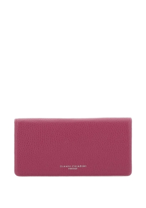 GIANNI CHIARINI grained-leather wallet - Pink