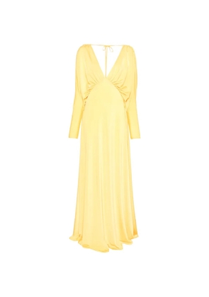 Raquel Diniz Sonia V-neck maxi dress - Yellow