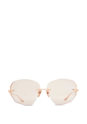 Dita Eyewear geometric-frame sunglasses - Pink