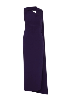 Rachel Gilbert Clara asymmetric evening dress - Blue