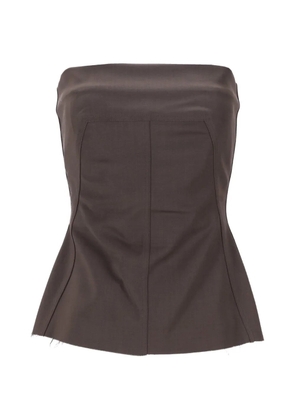 Rick Owens Concordians bustier top - Brown