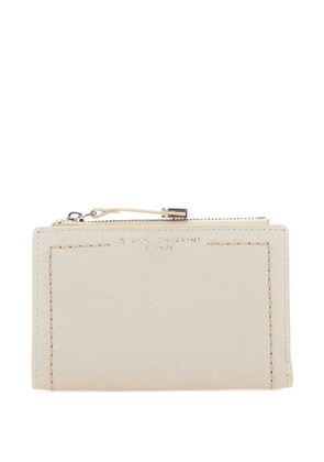 GIANNI CHIARINI Bubble logo-detail leather wallet - Neutrals