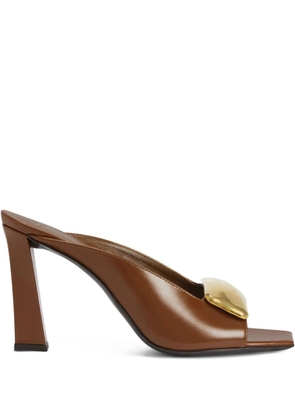 Giuseppe Zanotti 90mm GZ Mya Stone sandals - Brown