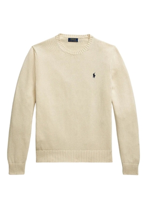 Polo Ralph Lauren Polo Pony-embroidered jumper - Neutrals