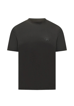 Emporio Armani appliqué T-shirt - Black