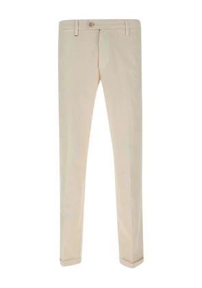Re-Hash button metallic patch trousers - Neutrals
