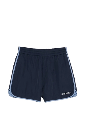 Iceberg contrasting-trim shorts - Blue