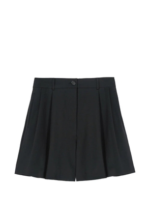Cordera button-fastening tailored shorts - Black
