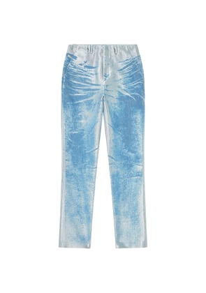 Diesel D-Askar whisker-pattern slim jeans - Blue