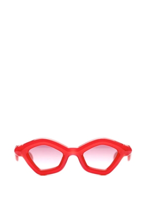 Paloceras Pebble geometric-frame sunglasses - Red