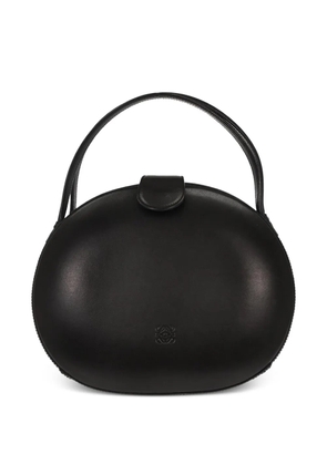 Loewe Pre-Owned 1990s round-shape leather tote bag - Black