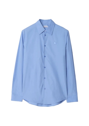 Burberry regular-fit cotton poplin shirt - Blue
