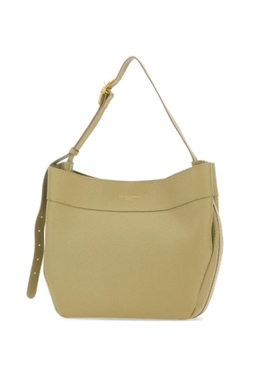 GIANNI CHIARINI Selena grained buckle shoulder bag - Green