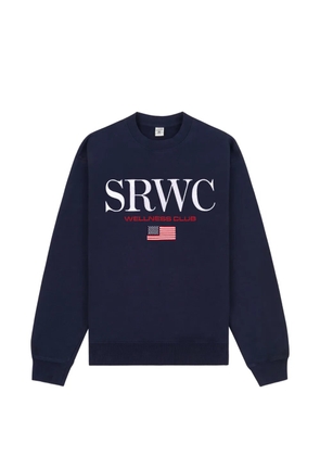 Sporty & Rich graphic crewneck sweatshirt - Blue