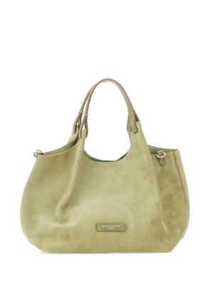 GIANNI CHIARINI suede removable strap shoulder bag - Green